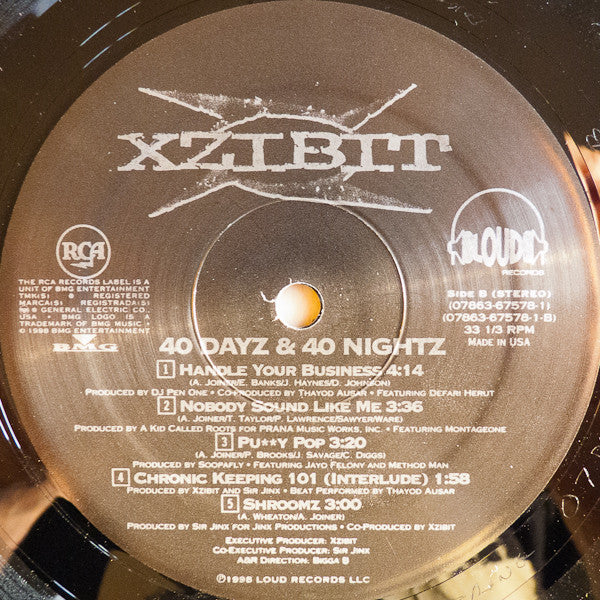 Xzibit ~ 40 Dayz & 40 Nightz (Vinyl) - Djungel & Jazz