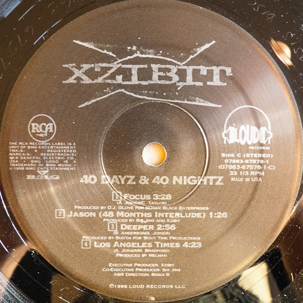 Xzibit ~ 40 Dayz & 40 Nightz (Vinyl) - Djungel & Jazz