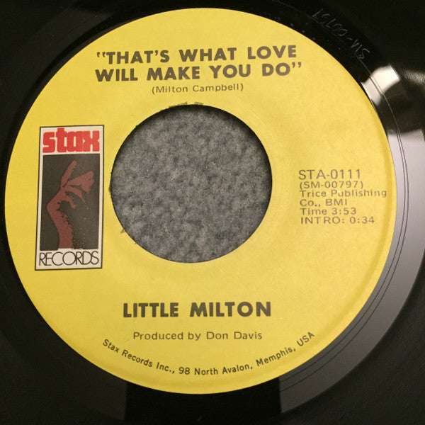 Little Milton ~ That's What Love Will Make You Do (Vinyl) - Djungel & Jazz