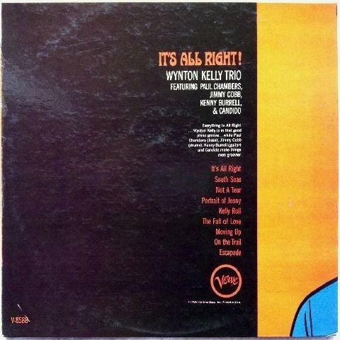 Wynton Kelly Trio ~ It's All Right! (Vinyl) - Djungel & Jazz