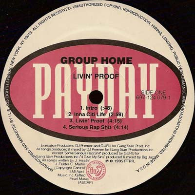 Group Home : Livin' Proof (2xLP, Album)