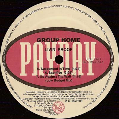 Group Home : Livin' Proof (2xLP, Album)