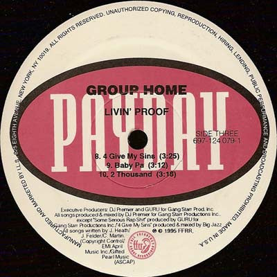 Group Home : Livin' Proof (2xLP, Album)