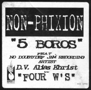 Non Phixion ~ 5 Boros / Four W's (Vinyl) - Djungel & Jazz