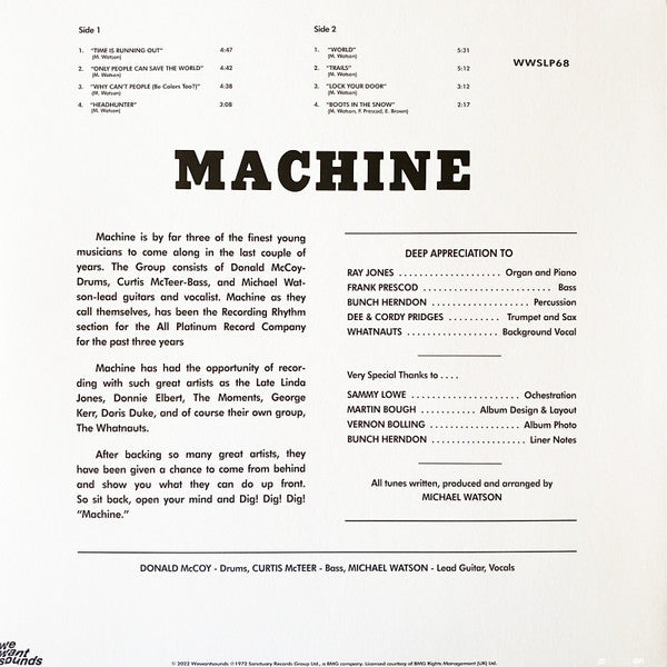 Machine  ~ Machine (Vinyl) - Djungel & Jazz