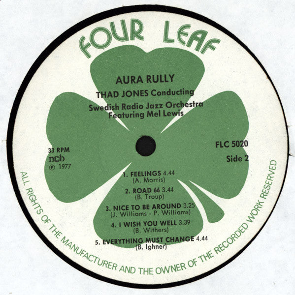 Thad Jones & Aura Rully ~ Thad And Aura (Vinyl) - Djungel & Jazz