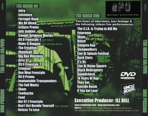 Non Phixion ~ The Green CD/DVD (Vinyl) - Djungel & Jazz