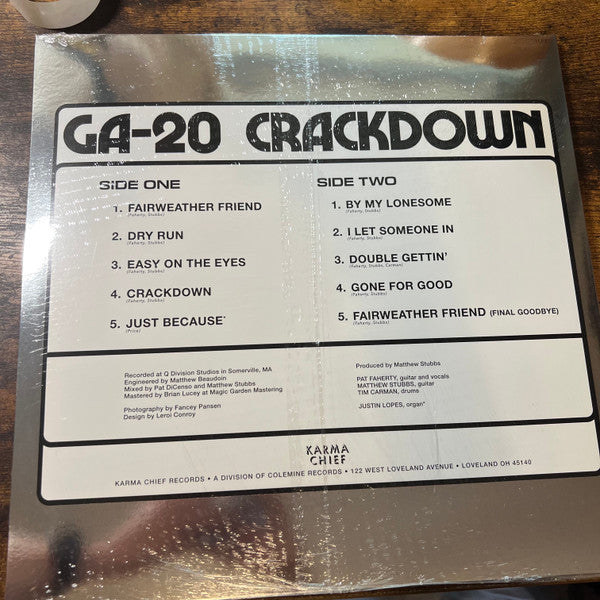 GA-20 ~ Crackdown (Vinyl) - Djungel & Jazz