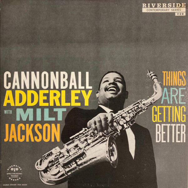 Cannonball Adderley with Milt Jackson ~ Things Are Getting Better (Vinyl) - Djungel & Jazz