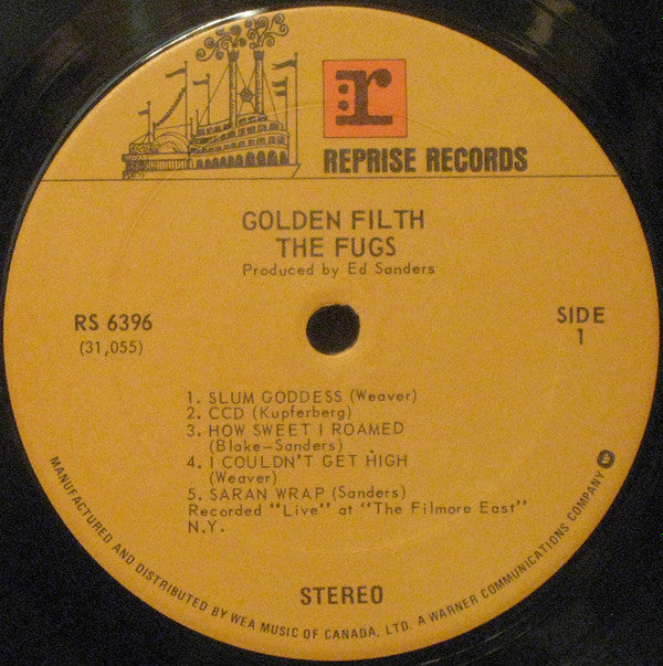 The Fugs : Golden Filth (LP, RP)
