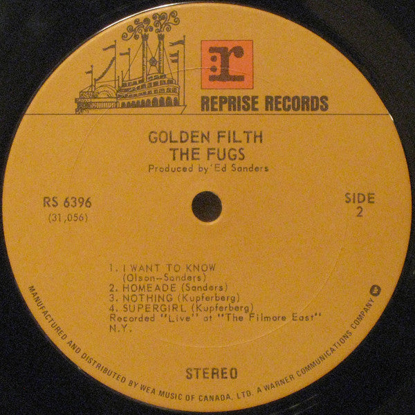 The Fugs : Golden Filth (LP, RP)
