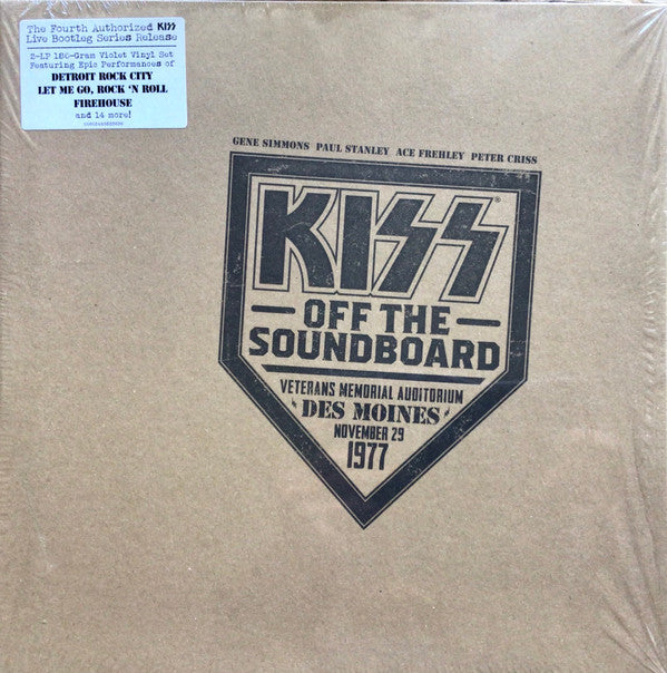 Kiss ~ Off The Soundboard Veterans Memorial Auditorium Des Moines November 29 1977 (Vinyl) - Djungel & Jazz