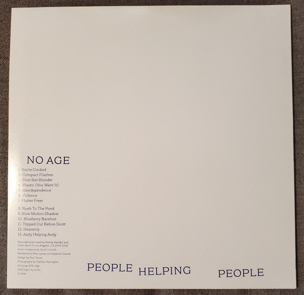 No Age ~ People Helping People (Vinyl) - Djungel & Jazz