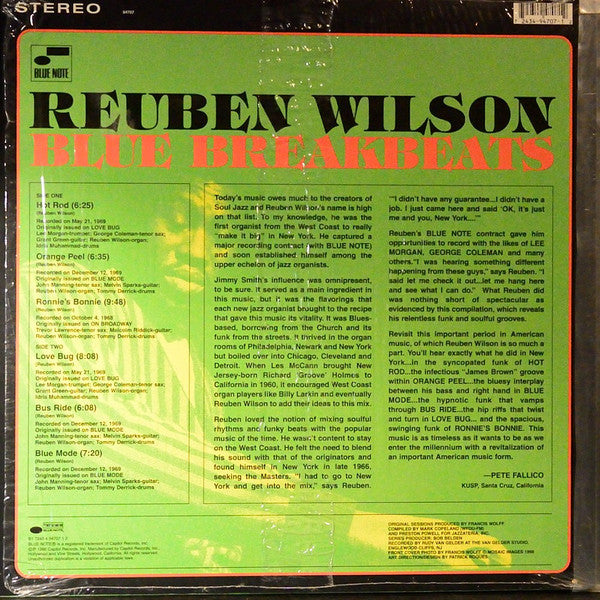 Reuben Wilson ~ Blue Breakbeats (Vinyl) - Djungel & Jazz