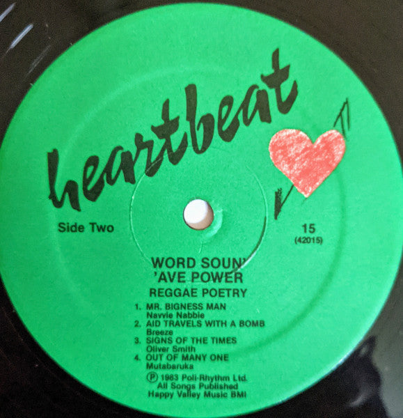 Various : Word Soun' 'Ave Power - Reggae Poetry (LP, Album, Comp)