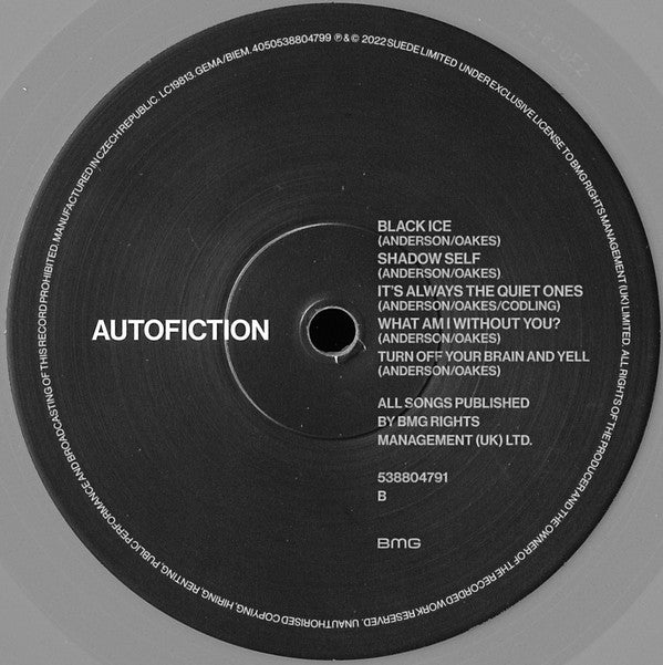 Suede ~ Autofiction (Vinyl) - Djungel & Jazz