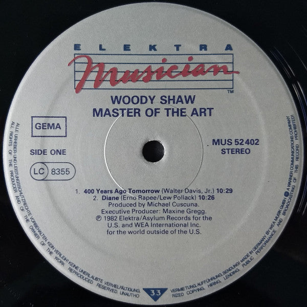 Woody Shaw ~ Master Of The Art (Vinyl) - Djungel & Jazz