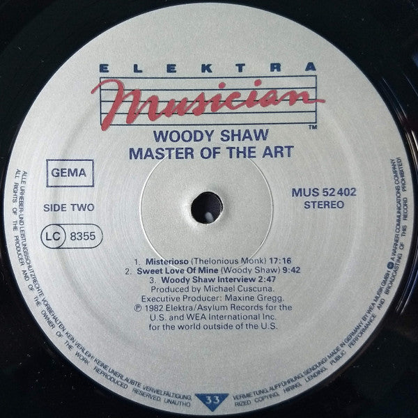Woody Shaw ~ Master Of The Art (Vinyl) - Djungel & Jazz