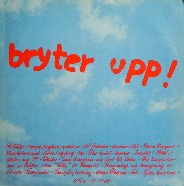 Egba ~ Bryter Upp! (Vinyl) - Djungel & Jazz