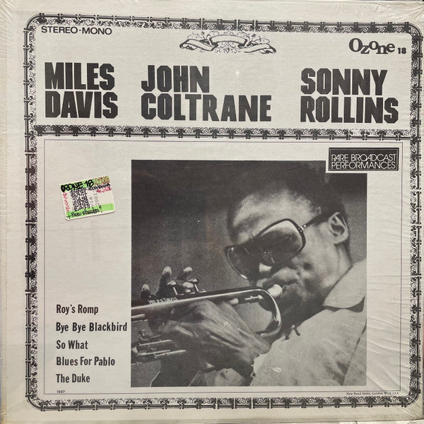 Miles Davis, John Coltrane, Sonny Rollins : Rare Broadcast Performances (LP, Unofficial)