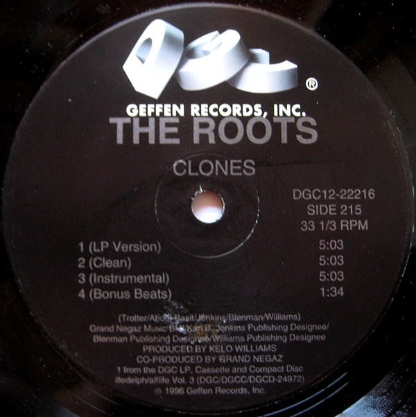 The Roots ~ Clones & Section (Vinyl) - Djungel & Jazz