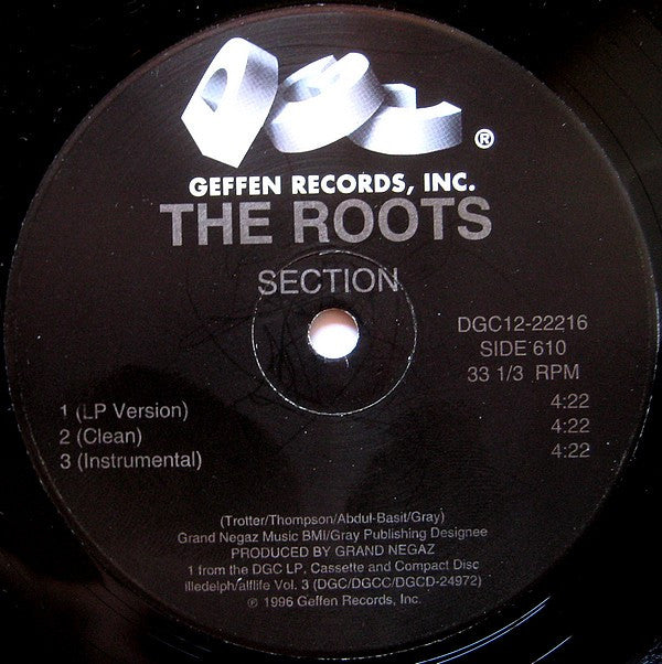 The Roots ~ Clones & Section (Vinyl) - Djungel & Jazz