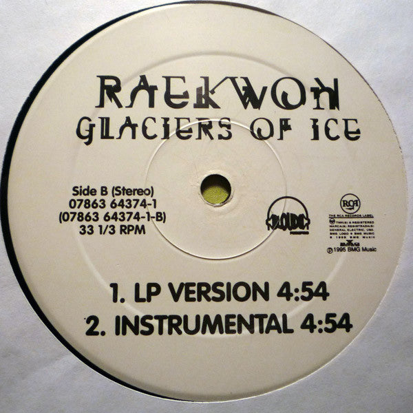 Raekwon Featuring Tony Starks ~ Criminology / Glaciers Of Ice (Vinyl) - Djungel & Jazz