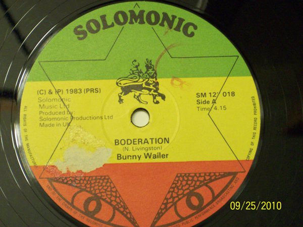 Bunny Wailer ~ Boderation (Vinyl) - Djungel & Jazz