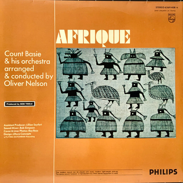 Count Basie Orchestra Arranged & Conducted By Oliver Nelson ~ Afrique (Vinyl) - Djungel & Jazz