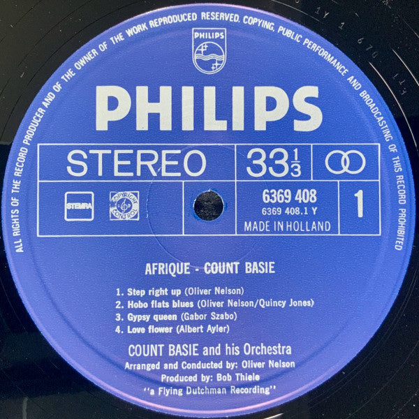 Count Basie Orchestra Arranged & Conducted By Oliver Nelson ~ Afrique (Vinyl) - Djungel & Jazz