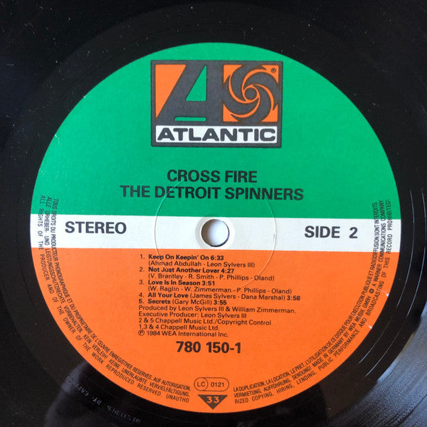 Detroit Spinners ~ Cross Fire (Vinyl) - Djungel & Jazz