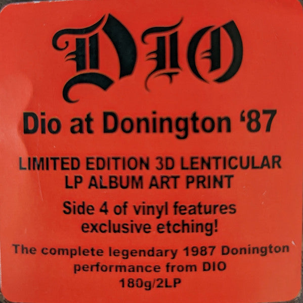 Dio  ~ Donington '87 (Vinyl) - Djungel & Jazz