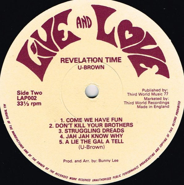 U Brown : Revelation Time (LP, Album)