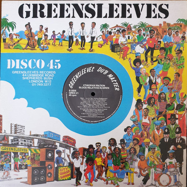 Blood Relatives & Idren ~ Ethiopian Iration (Vinyl) - Djungel & Jazz