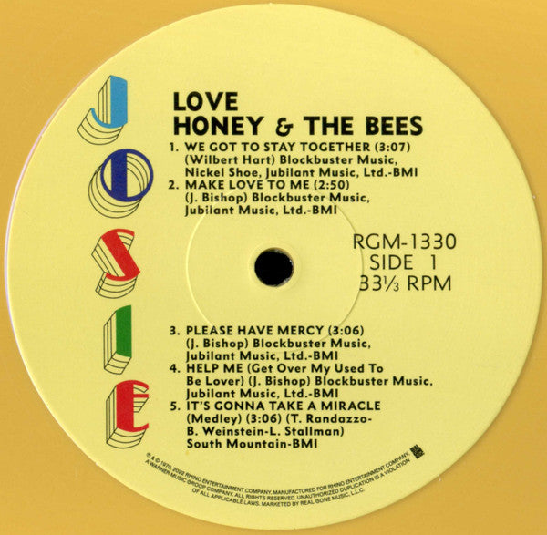 Honey & The Bees* : Love (LP, Album, Ltd, RE, RM, Hon)