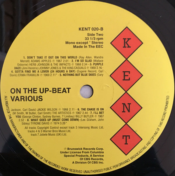 Various ~ On The Up-Beat (Vinyl) - Djungel & Jazz