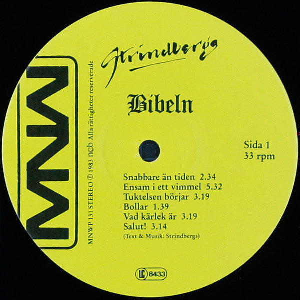 Strindbergs ~ Bibeln (Vinyl) - Djungel & Jazz