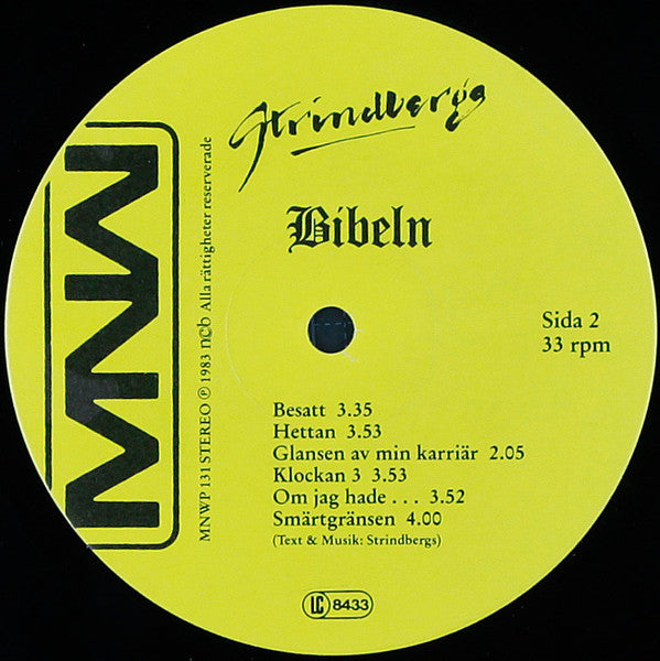 Strindbergs ~ Bibeln (Vinyl) - Djungel & Jazz