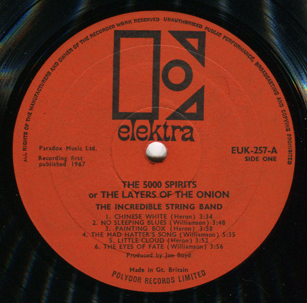 The Incredible String Band ~ The 5000 Spirits Or The Layers Of The Onion (Vinyl) - Djungel & Jazz