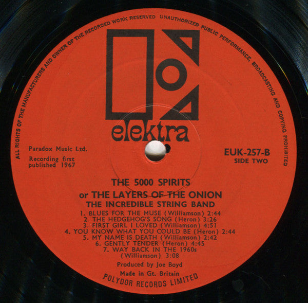 The Incredible String Band ~ The 5000 Spirits Or The Layers Of The Onion (Vinyl) - Djungel & Jazz