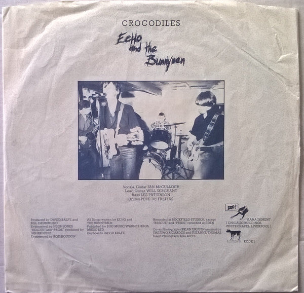 Echo And The Bunnymen ~ Crocodiles (Vinyl) - Djungel & Jazz