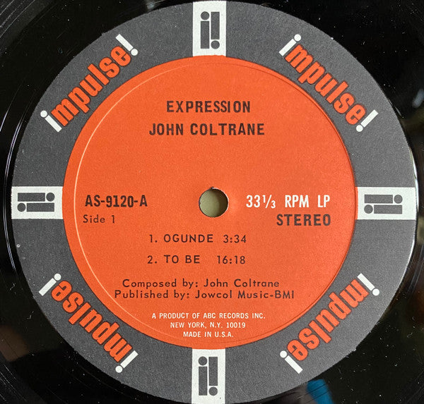 John Coltrane : Expression (LP, Album)