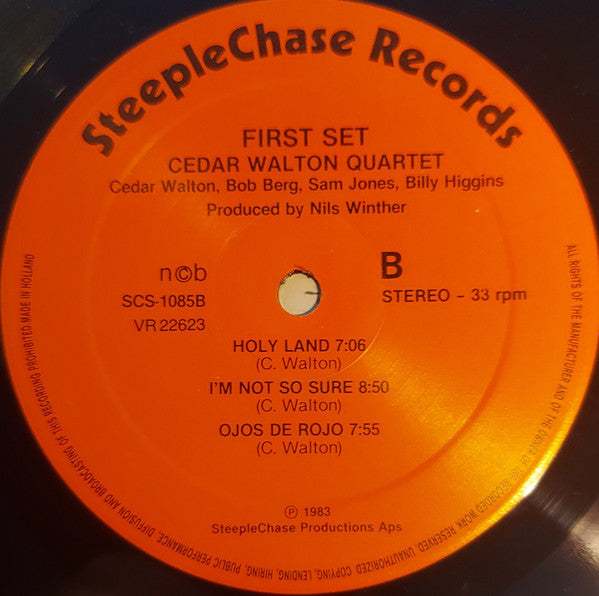 Cedar Walton Quartet ~ First Set (Vinyl) - Djungel & Jazz