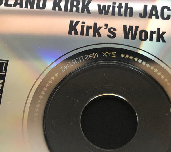 Roland Kirk With Jack McDuff ~ Kirk&#039;s Work (Vinyl) - Djungel & Jazz