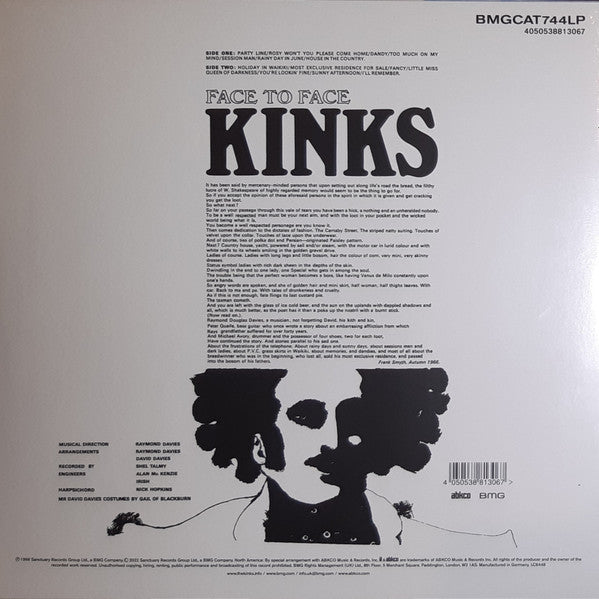 The Kinks ~ Face To Face (Vinyl) - Djungel & Jazz