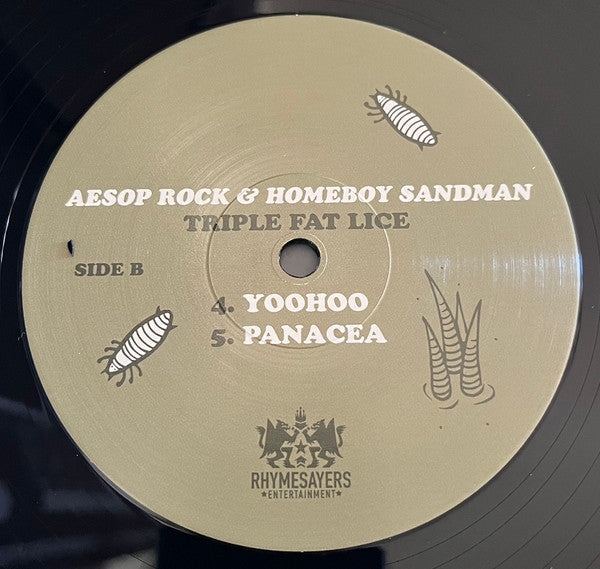 Aesop Rock & Homeboy Sandman : Triple Fat Lice (12", EP)