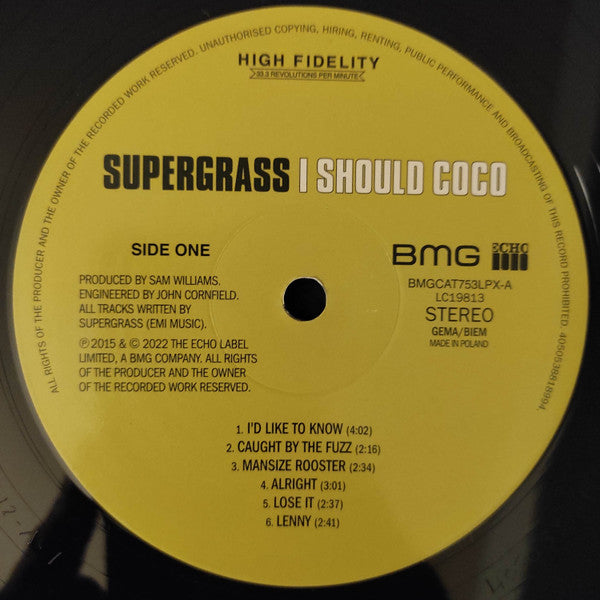 Supergrass ~ I Should Coco (Vinyl) - Djungel & Jazz