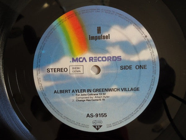 Albert Ayler ~ In Greenwich Village (Vinyl) - Djungel & Jazz