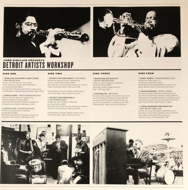 John Sinclair  ~ Detroit Artists Workshop (Community, Jazz And Art In The Motor City 1965-1981) (Vinyl) - Djungel & Jazz