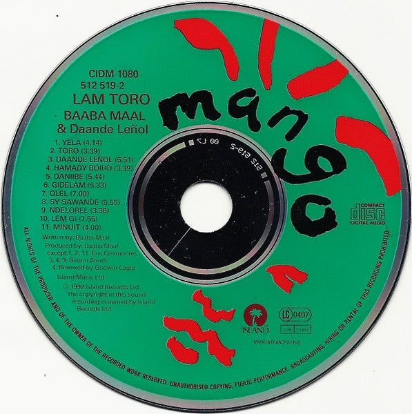 Baaba Maal & Daande Lenõl ~ Lam Toro (Vinyl) - Djungel & Jazz